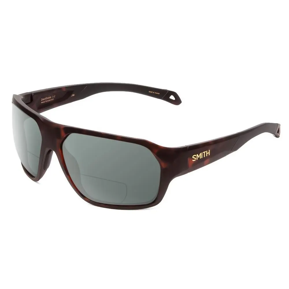 Smith Deckboss Polarized Bi-focal Sunglasses Tortoise Brown Gold 63mm 41 Options Grey by Smith Optics