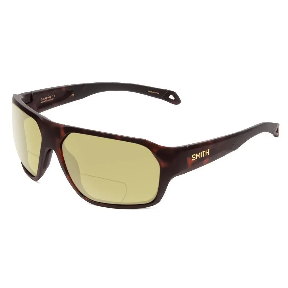 Smith Deckboss Polarized Bi-focal Sunglasses Tortoise Brown Gold 63mm 41 Options Yellow by Smith Optics