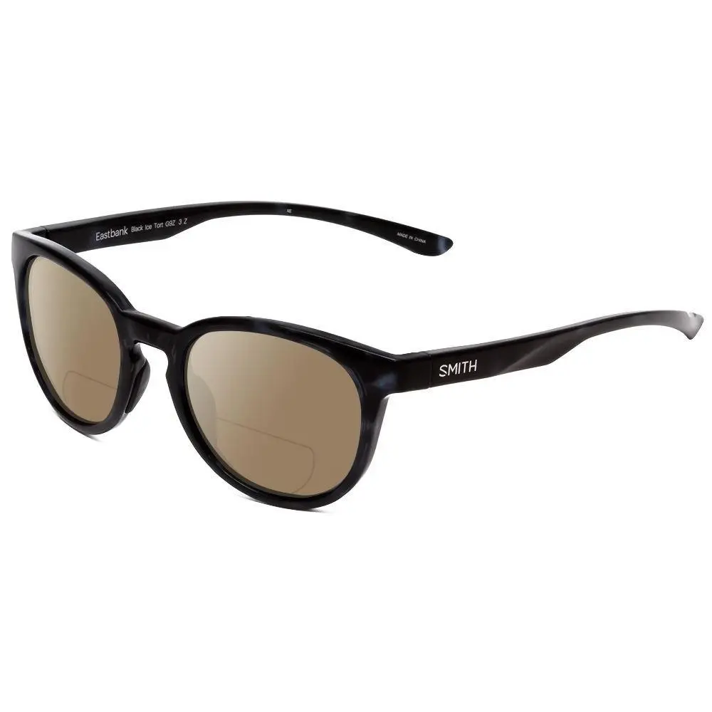 Smith Eastbank Polarized Bi-focal Sunglasses Black Ice Tortoise 52 mm 41 Options Brown by Smith Optics