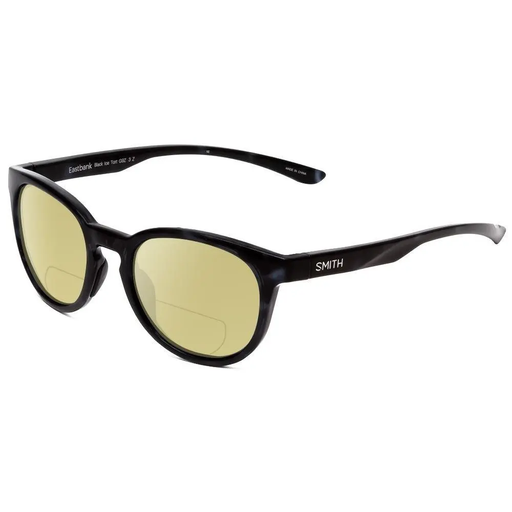 Smith Eastbank Polarized Bi-focal Sunglasses Black Ice Tortoise 52 mm 41 Options Yellow by Smith Optics