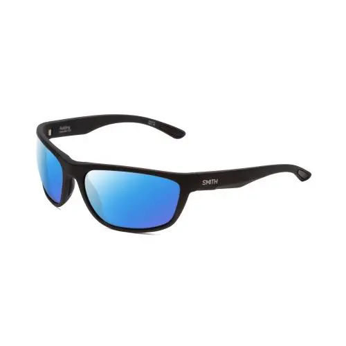 Redding Unisex Wrap Polarized Sunglasses Matte Black 62mm 4 Options Blue Mirror Polar by Smith Optics