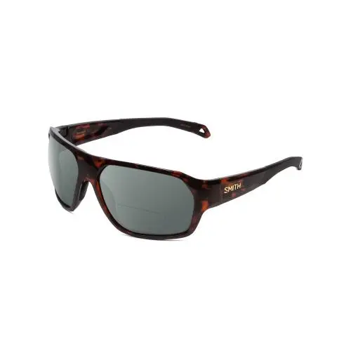 Smith Deckboss Bi-focal Polarized Sunglasses Tortoise Brown Gold 63mm 41 Options Grey by Smith Optics