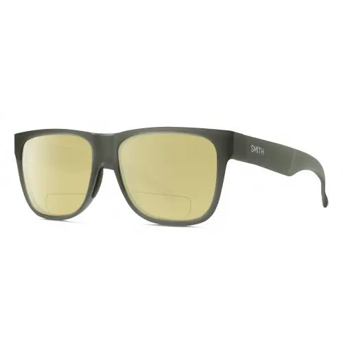 Smith Optic Lowdown 2 Unisex Polarized Bifocal Sunglasses in Crystal Green 55 mm Yellow by Smith Optics