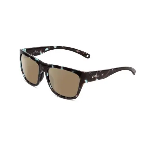 Smith Joya Womens Polarized Sunglasses Sky Tortoise Marble Brown 56 mm 4 Options Amber Brown Polar by Smith Optics