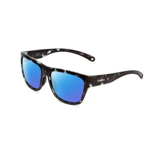 Smith Joya Womens Polarized Sunglasses Sky Tortoise Marble Brown 56 mm 4 Options Blue Mirror Polar by Smith Optics