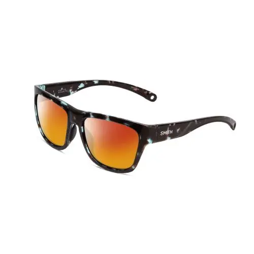 Smith Joya Womens Polarized Sunglasses Sky Tortoise Marble Brown 56 mm 4 Options Red Mirror Polar by Smith Optics