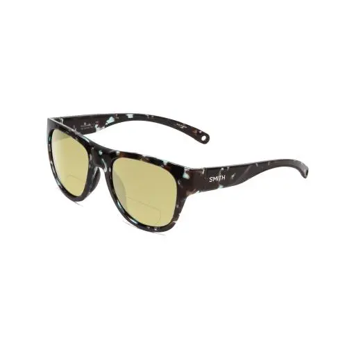 Smith Rockaway Women Polarized Bi-focal Sunglasses Sky Tortoise 52 mm 41 Options Yellow by Smith Optics