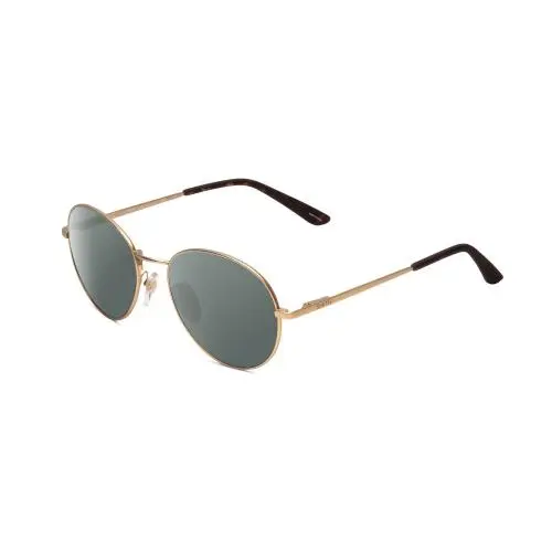 Smith Optic Prep Unisex Round Polarized Sunglasses Matte Gold 53mm 4 Lens Option Smoke Grey Polar by Smith Optics