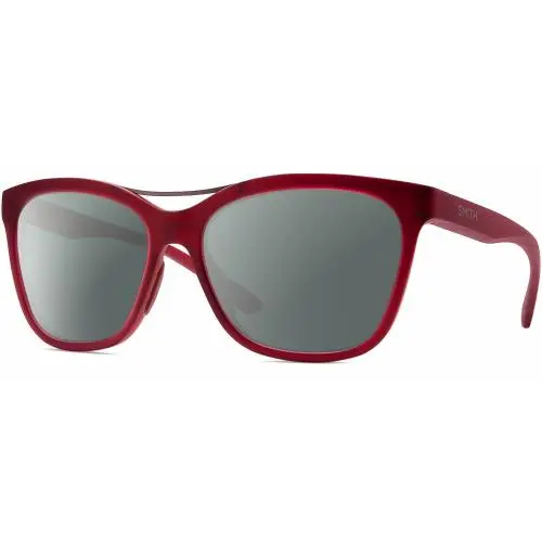 Cavalier-lpa Cateye Polarized Sunglasses Red Gunmetal 55mm 4 Option Smoke Grey Polar by Smith Optics