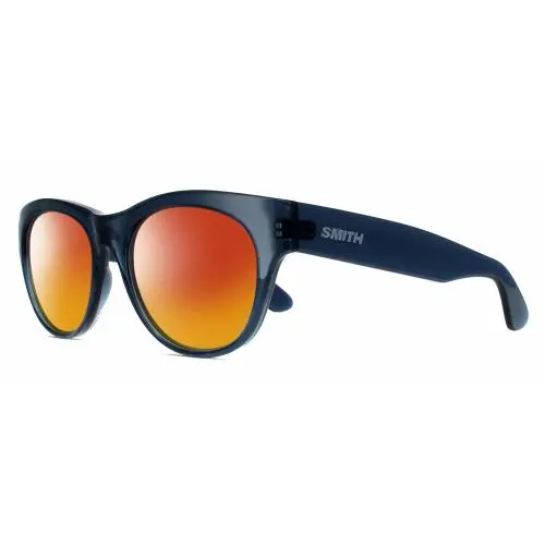 Sophisticate Women Polarized Sunglasses Crystal Blue 54mm 4 Options Red Mirror Polar by Smith Optics