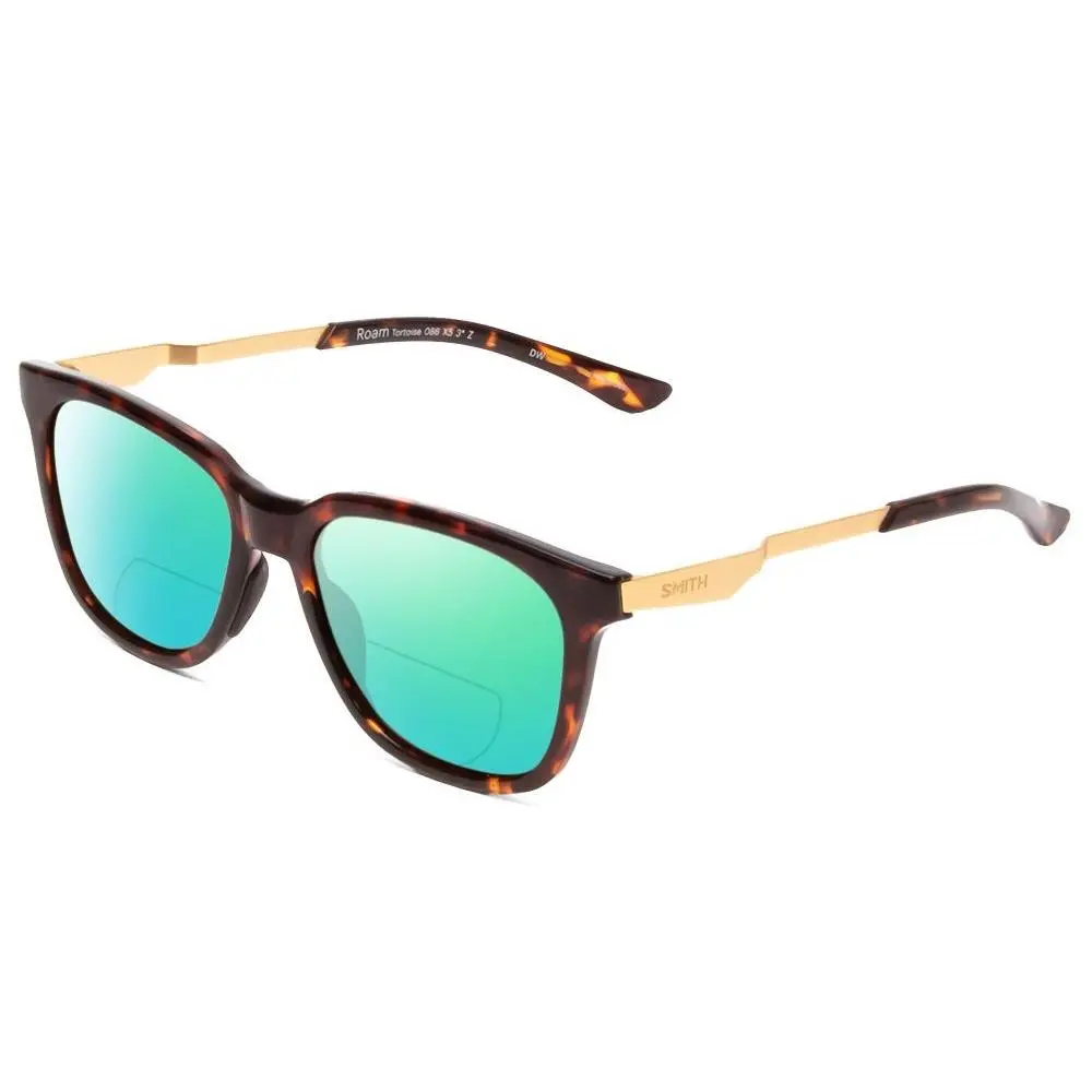 Smith Roam Classic Polarized Bi-focal Sunglasses Tortoise Brown 53 mm 41 Options Green Mirror by Smith Optics
