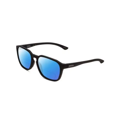 Contour Unisex Polarized Bi-focal Sunglasses Black 56 mm 41 Options Blue Mirror by Smith Optics