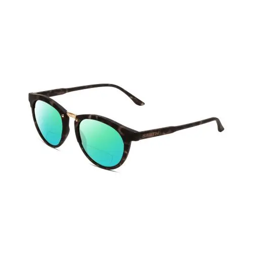 Smith Questa Women Polarized Bi-focal Sunglasses Tortoise Brown 50 mm 41 Options Green Mirror by Smith Optics