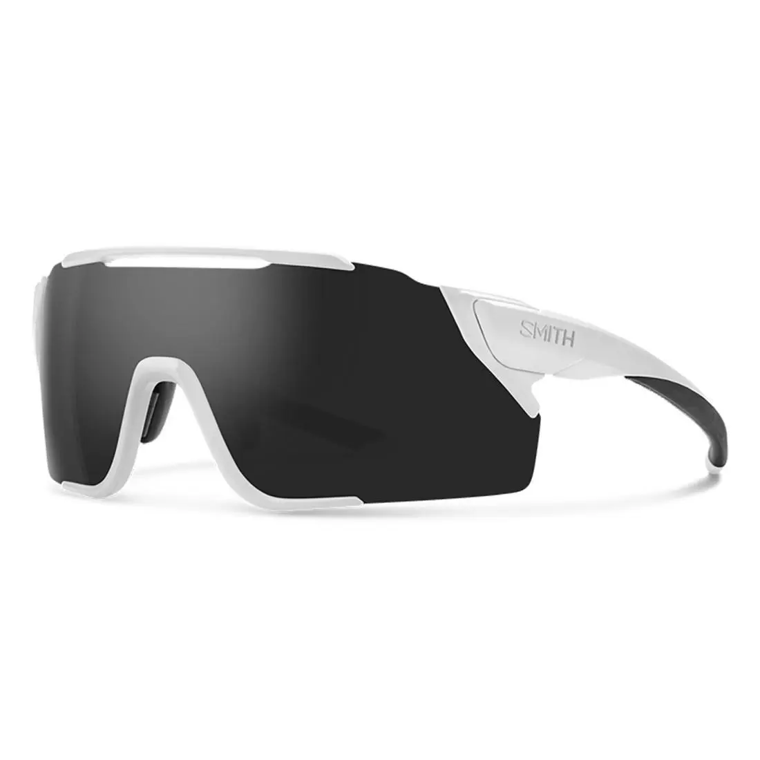 Attack Mag Mtb Cycling Sunglasses MatteWhite/BlackChromaPop by Smith Optics