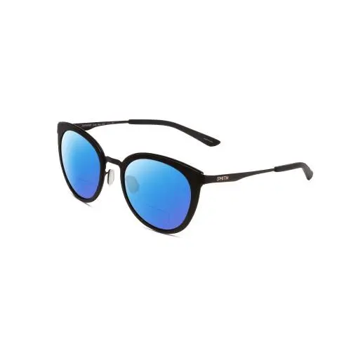 Smith Somerset Women Cateye Polarized Bi-focal Sunglasses Black 53 mm 41 Options Blue Mirror by Smith Optics