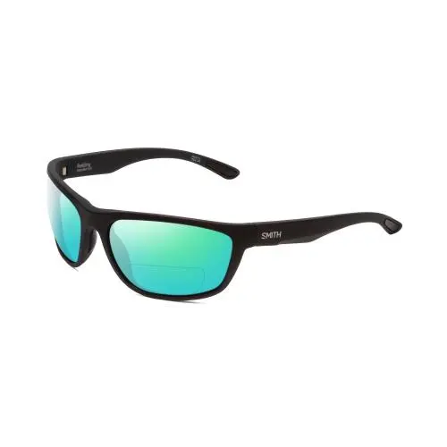 Smith Redding Unisex Wrap Polarized Bi-focal Sunglasses in Black 62mm 41 Options Green Mirror by Smith Optics