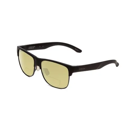 Smith Lowdown Split Unisex Polarized Bi-focal Sunglasses in Black 56mm 41 Option Yellow by Smith Optics