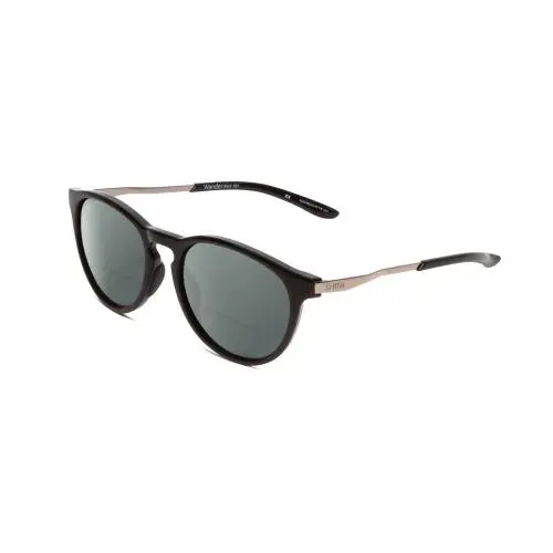Smith Wander Round Unisex Polarized Bi-focal Sunglasses in Black 55mm 41 Options Grey by Smith Optics