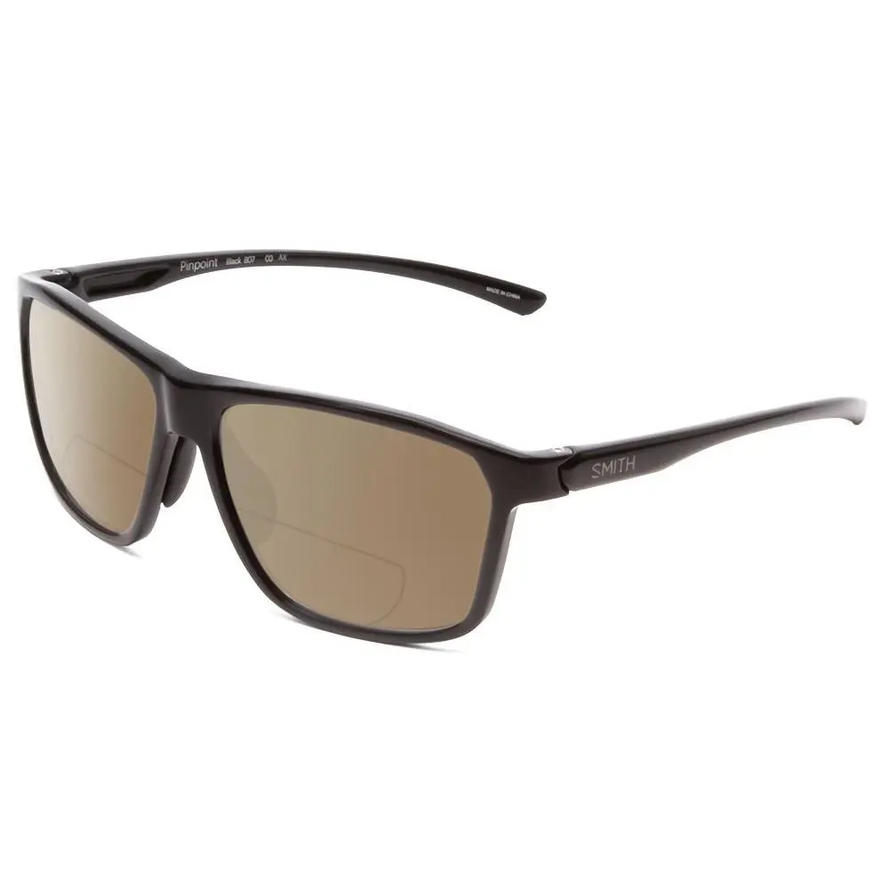 Smith Pinpoint Polarized Bi-focal Sunglasses Black 59 mm Choose Lens Color Power Brown by Smith Optics
