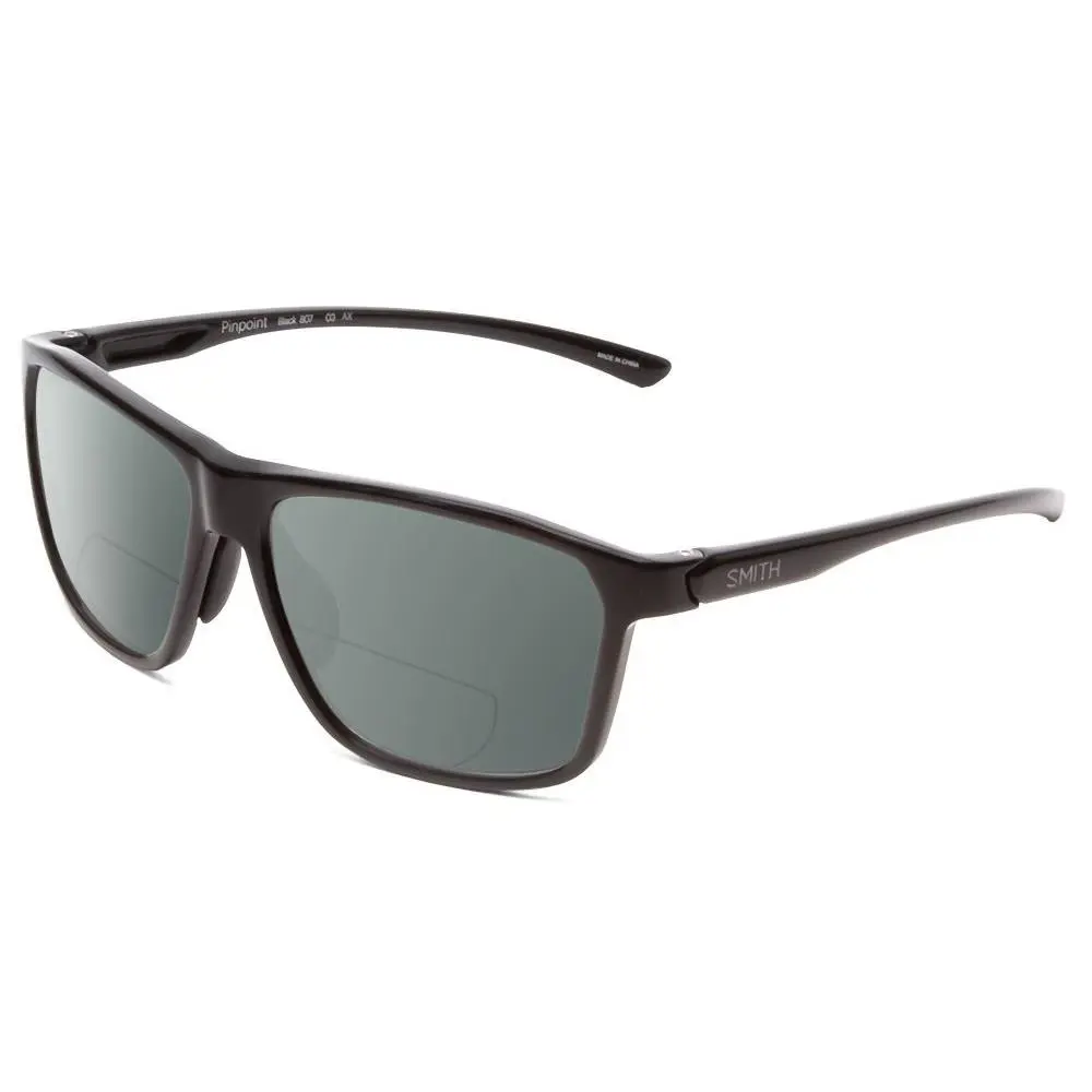 Smith Pinpoint Polarized Bi-focal Sunglasses Black 59 mm Choose Lens Color Power Grey by Smith Optics