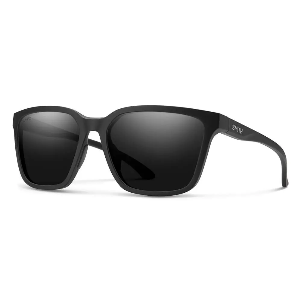 Smith Shoutout Sunglasses -new- Chromapop Lens - Polarized + Lifetime Warranty Mat Black / CP Black Polarized by Smith Optics