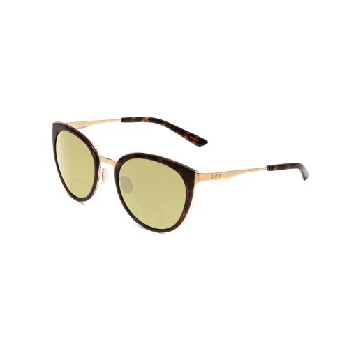 Somerset Cateye Polarized Bifocal Sunglasses Tortoise Havana 53 mm Yellow by Smith Optics