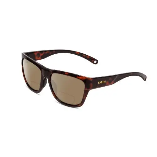 Smith Joya Women Polarized Bi-focal Sunglasses in Tortoise Gold 56 mm 41 Options Brown by Smith Optics