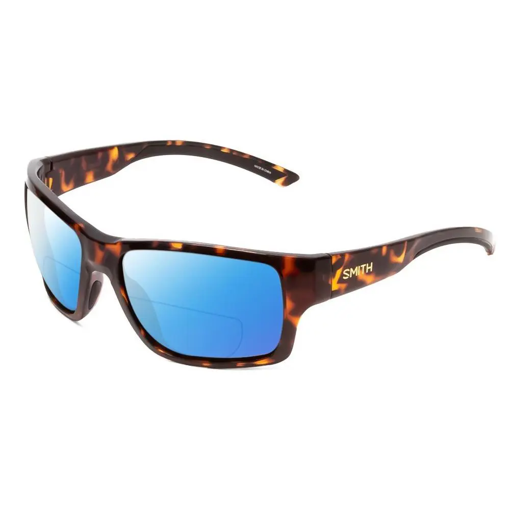 Smith Outback Polarized Bi-focal Sunglasses Tortoise Brown Gold 59 mm 41 Options Blue Mirror by Smith Optics