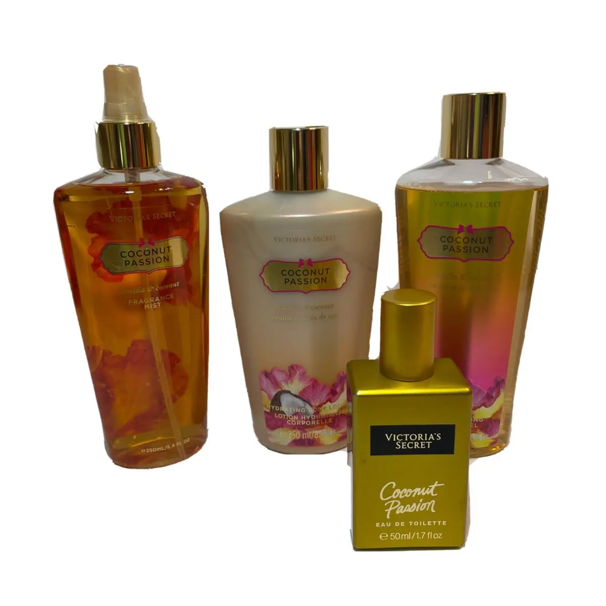 Victoria’s Secret Coconut Passion Mist Lotion Wash Toilette / Edt