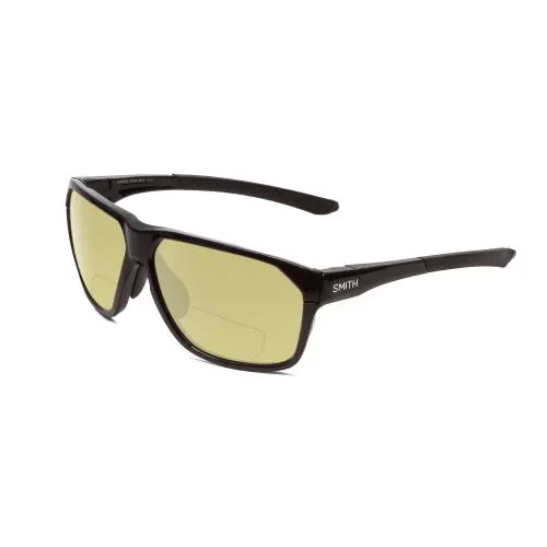 Smith Leadout Pivlock Square Polarized Bi-focal Black Sunglasses 63mm 41 Options - Frame: Multicolor, Lens: Yellow