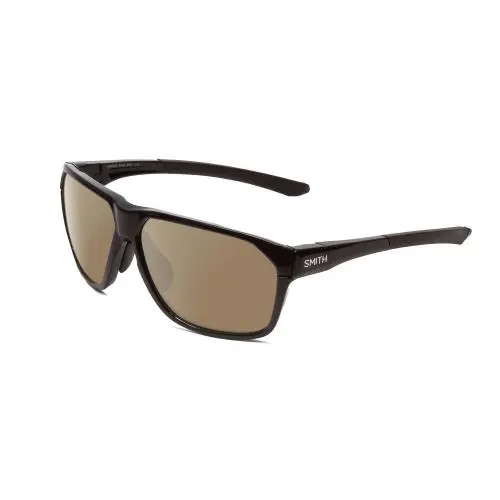 Smith Leadout Pivlock Unisex Polarized Sunglasses in Gloss Black 63 mm 4 Options Amber Brown Polar by Smith Optics