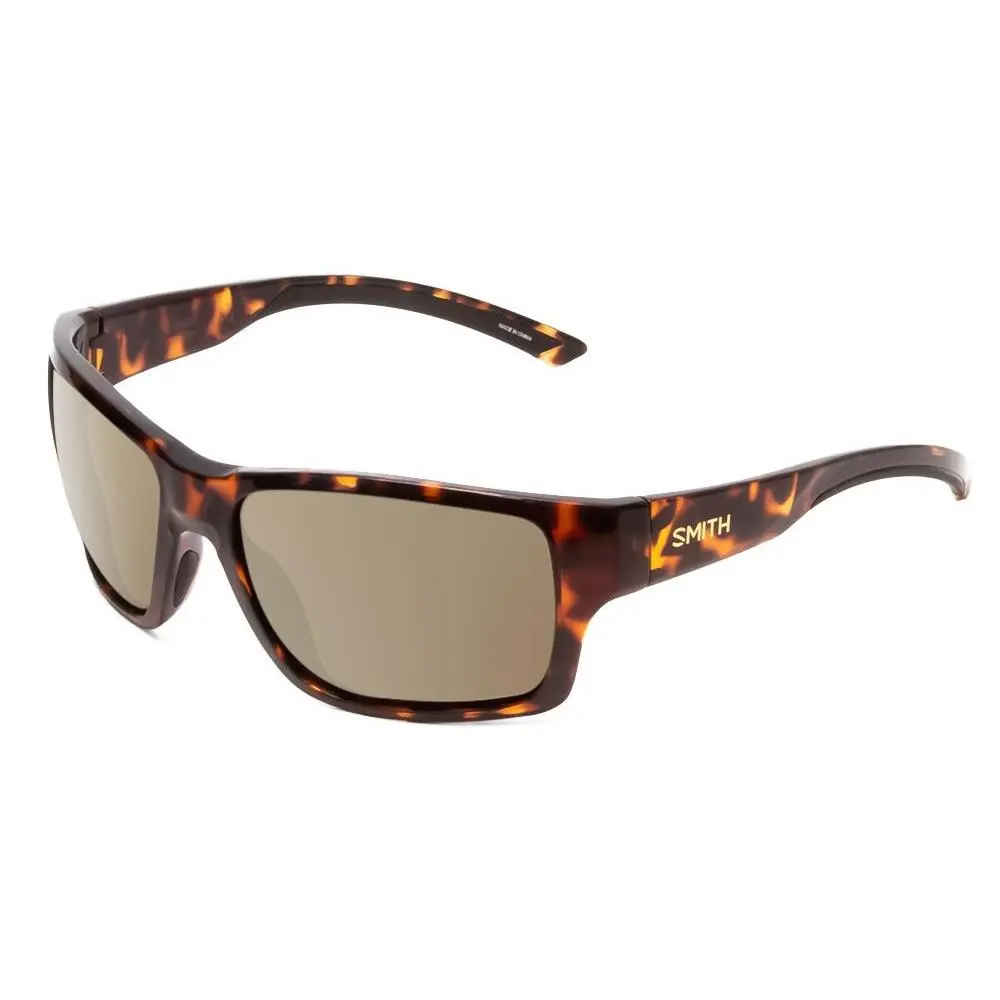 Smith Outback Polarized Sunglasses in Tortoise Brown Gold 59mm Choose Lens Color Amber Brown Polar by Smith Optics