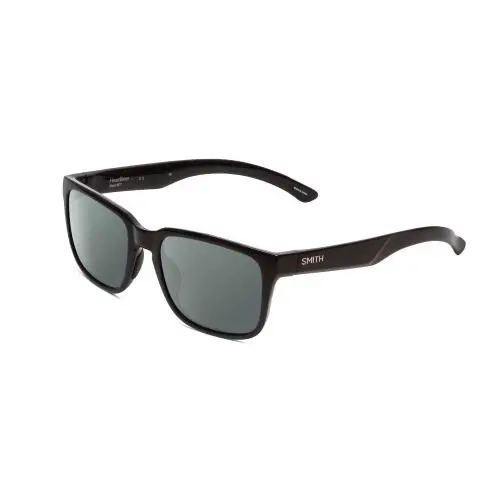 Smith Headliner Unisex Square Polarized Sunglasses in Gloss Black 55mm 4 Options Smoke Grey Polar by Smith Optics