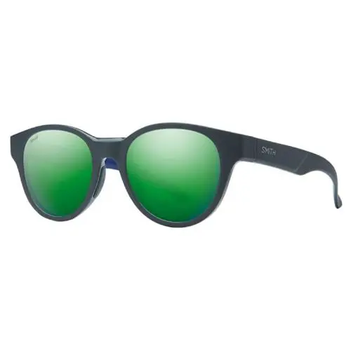 Smith Optics Snare Carbonic Sunglasses in 2 Color Options - Matte Smoke Blue / Chromapop Green Mirror, Frame: Multicolor, Lens: Multicolor