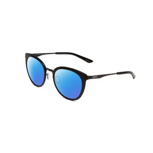 Smith Somerset Women Cateye Polarized Sunglasses in Black 53mm Choose Lens Color - Frame: Multicolor, Lens: Blue Mirror Polar