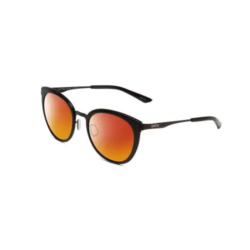 Smith Somerset Women Cateye Polarized Sunglasses in Black 53mm Choose Lens Color Red Mirror Polar by Smith Optics