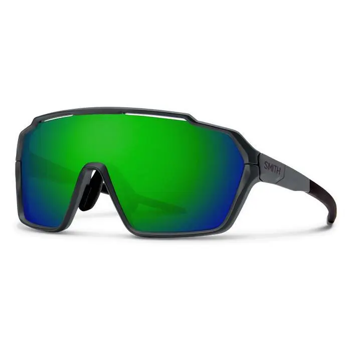 Shift Mag Cycling Sunglasses - Chromapop Lenses MatteCement/GreenMirror by Smith Optics