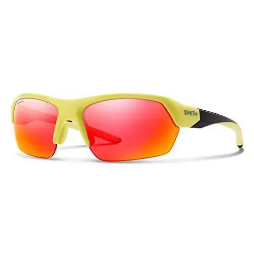 Smith Tempo Sunglasses - Matte Red Rock / Chromapop Green Mirror / Contrast Rose, Frame: Multicolor