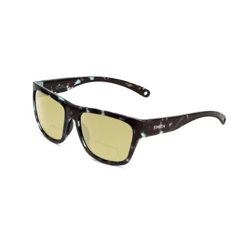Smith Joya Women Polarized Bi-focal Sunglasses in Brown Tortoise 56mm 41 Options Yellow by Smith Optics