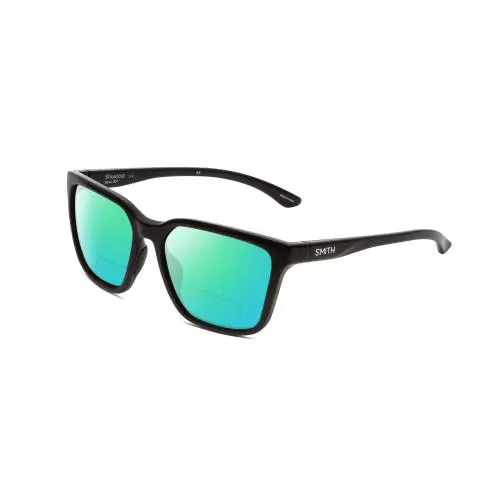 Smith Shoutout Unisex Retro Polarized Bi-focal Sunglasses Black 57 mm 41 Options Green Mirror by Smith Optics