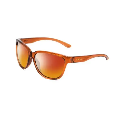 Smith Monterey Ladies Cateye Polarized Sunglasses Crystal Tobacco 58mm 4 Options Red Mirror Polar by Smith Optics