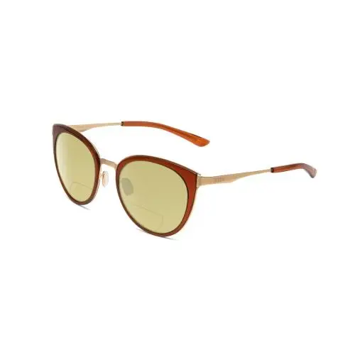 Smith Somerset Women Cateye Polarized Bi-focal Sunglasses Amber 53 mm 41 Options Yellow by Smith Optics