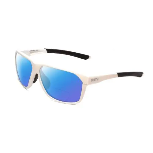 Smith Leadout Pivlock Square Polarized Bi-focal Sunglasses White 63mm 41 Options by Smith Optics