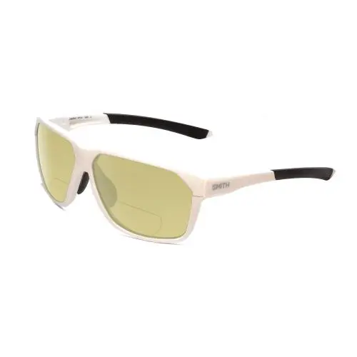 Smith Leadout Pivlock Square Polarized Bi-focal Sunglasses White 63mm 41 Options Yellow by Smith Optics