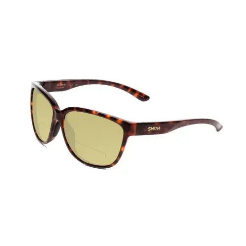 Smith Monterey Women Polarized Bi-focal Sunglasses 41 Options Tortoise Gold 58mm Yellow by Smith Optics