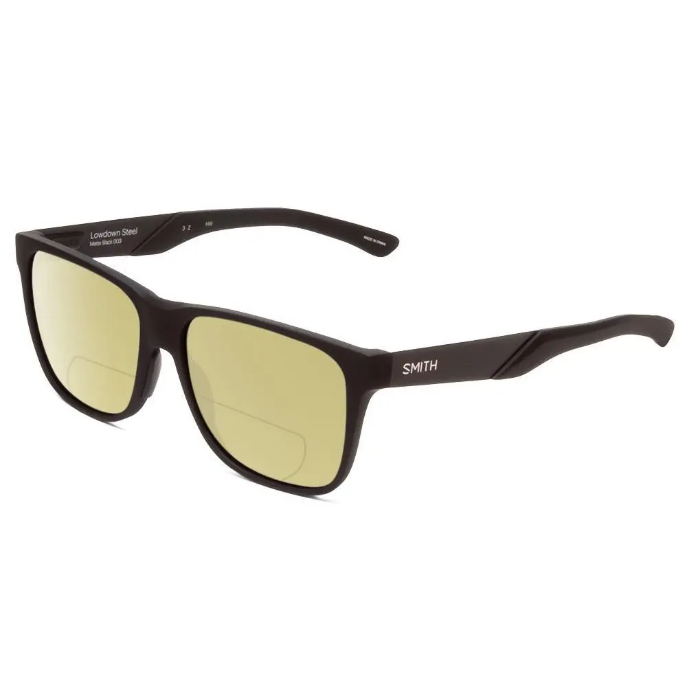 Smith Lowdown Steel Classic Polarized Bi-focal Sunglasses Black 56 mm 41 Options Yellow by Smith Optics