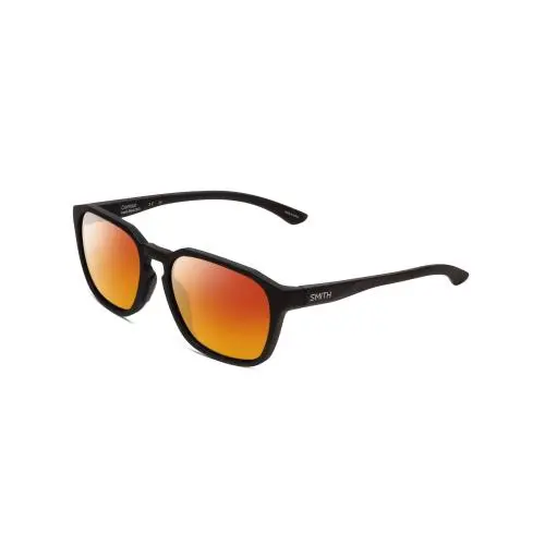 Contour Unisex Designer Polarized Sunglasses in Black 56mm 4 Option Red Mirror Polar by Smith Optics