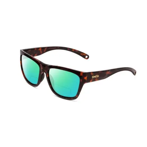 Smith Joya Women Polarized Bi-focal Sunglasses in Tortoise Brown 56mm 41 Options Green Mirror by Smith Optics