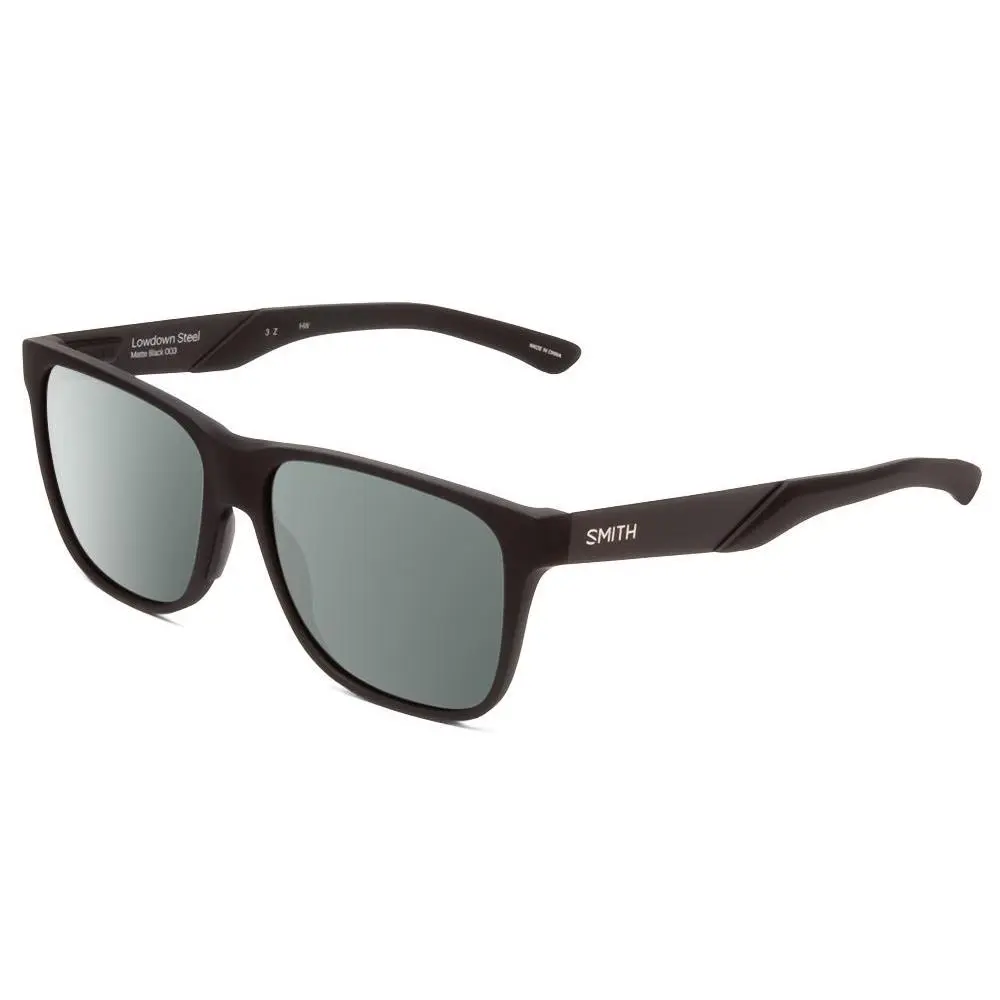 Smith Lowdown Steel Classic Polarized Sunglasses in Matte Black 56 mm 4 Options Smoke Grey Polar by Smith Optics