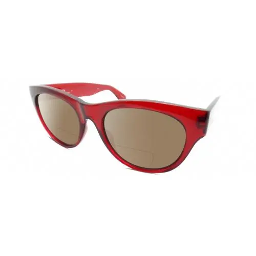 Sophisticate-imm Womens Polarized Bifocal Sunglass Crystal Red 54mm Brown by Smith Optics